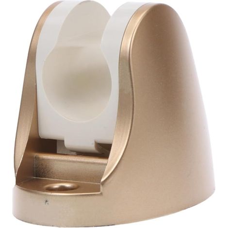 Support de pommeau de douche réglable ABS doré de remplacement pour salle de bain (1/5)