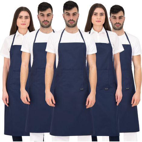 BORAGO Tablier Cuisine Homme Tablier de Cuisine Femme pour la Cuisine le Bricolage la Peinture la Pâtisserie EN ISO 13688 (1/4)