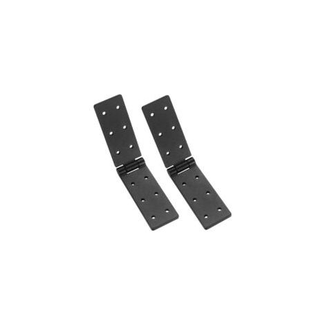 Charnières de liaison, charnières pliantes, charnières à boîte, charnières pour meubles, charnières en métal noir - Crezuo (1/3)