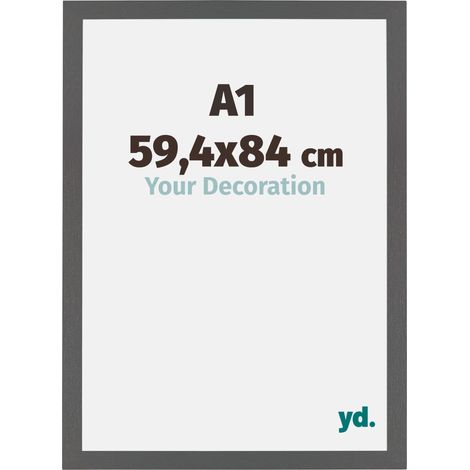 Cadre Puzzle A1 - 59.4x84 cm - Anthracite - MDF - Mura. (1/5)