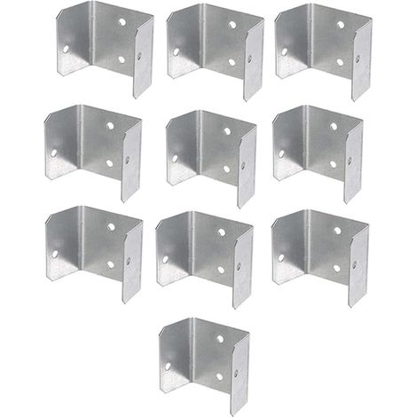 Support en U pour poteaux en bois fixation sécurisée de (1/5)