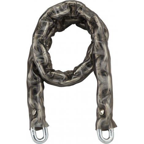 THIRARD - Chaîne acier cémenté zingué Loops, vélo, barrières, Ø 8mm, 0.9m, gaine PVC - THIRARD