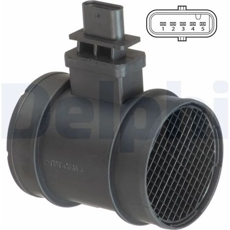 Débitmètre de masse d'air Delphi Technologies AF10637-12B1 OPEL 55561304 836654