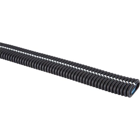Gaine électrique Faciloflex 29mm x 12mm – Longueur 50ml – Forme plate pour passages difficiles – Non propagateur de la flamme – Courant