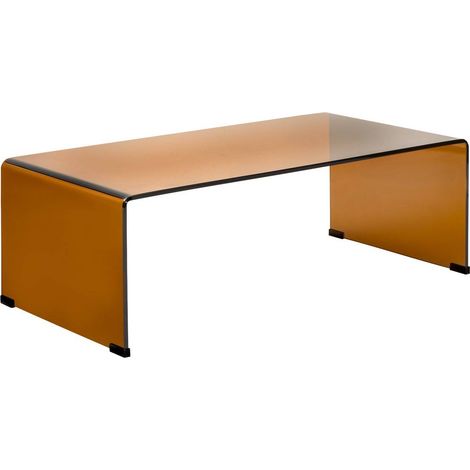 Mesa de centro rectangular Lénia, 55 x 110 cm, color ámbar - Atmosphera créateur d'intérieur (1/3)