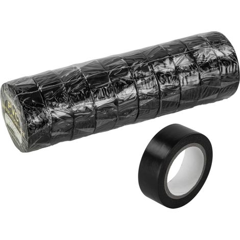 Ruban adhesif en PVC plastifie 19 mm x 10 m - 10 pieces