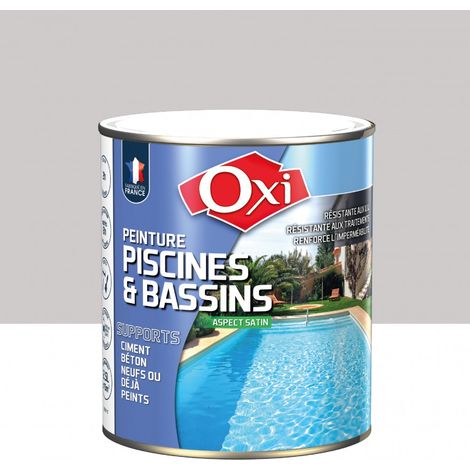 Oxi Peinture Piscine 2 5l Gris Clair - Oxi