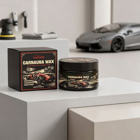 Brazilian carnauba wax for car paint surface scratch repair, restoration, cleaning, brightening, and gloss enhancement -- 100g (1/5)
