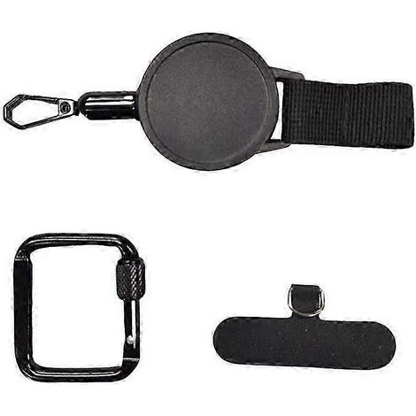 Support de téléphone antivol rétractable portable, multifonctionnel, en fil d'acier ABS rétractable QAQ (1/5)