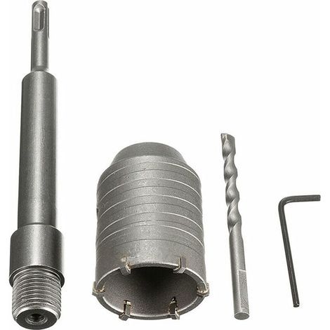 SDS-Plus-Schaft für Beton, Zement und Stein, 50-mm-Wandlochsäge, 200-mm-Schaft, neu (1/5)