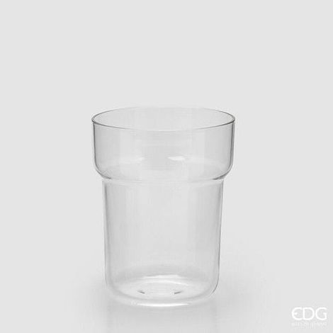 EDG Enzo De Gasperi Bicchiere con Bordo Rotondo H 11 Cm D 8,7 Cm 350 Ml CF 6 Pz