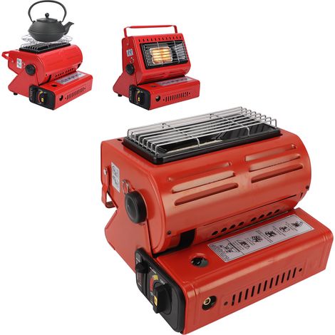 Chauffage d'extérieur portable, réchaud à butane, réchaud à gaz portable, barbecue à gaz, mini-chauffage de tente portatif, brasero de camping, chauffage d'appoint, réchaud de cuisine (1/5)