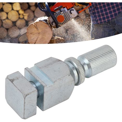 Démonte-chaîne de tronçonneuse, kit d'outils de réparation de tronçonneuse, rivets et forets, et outils de démontage de la tringlerie pour le travail du bois. (1/5)