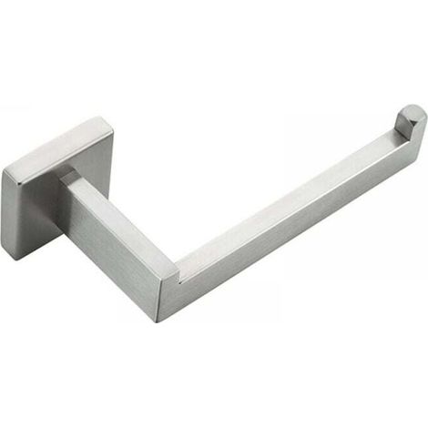 Silver Toilet Paper Holder, Stainless Steel Toilet Paper Roll Holder for Bathroom and Kitchen (Square) MUMU (1/4)