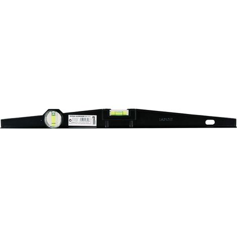 Niveau de maçon 500 mm Eau Bulle 500 mm - Niveau trapézoïdal Aluminium - Longueur 500 mm - 2 Fioles - Pincipalement utilisé pour Les travaux d'extérieurs (1/5)