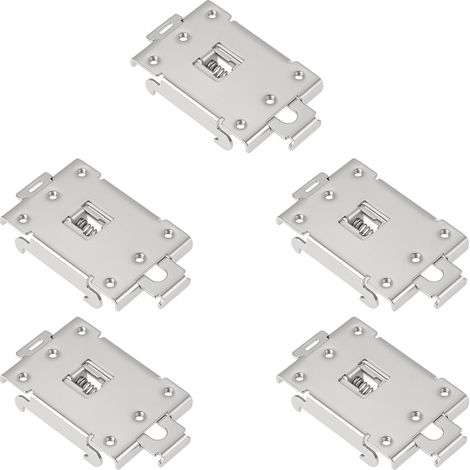 Lot de 5 Clips de Montage Sur Rail DIN 35 Mm pour Relais Statique Monophasé (1/5)