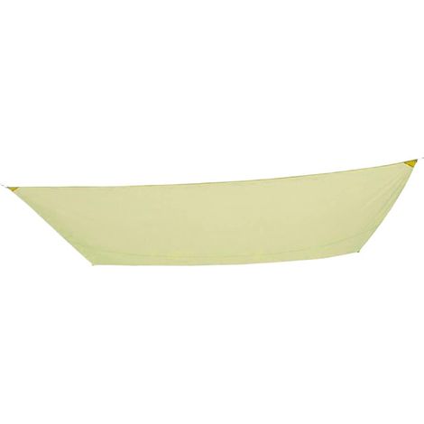 AKTIVE Vela ombreggiante rettangolare 400x300 cm beige per giardino o terrazza esterna, Poliestere 160 g/m², Protezione solare, Anelli in metallo e 4 corde di fissaggio, Facile da installare (53913) (1/4)
