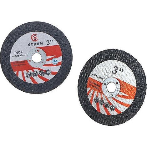 Lot de 5 disques de coupe circulaires en résine de 75 mm pour meuleuse d'angle ( ) (1/5)
