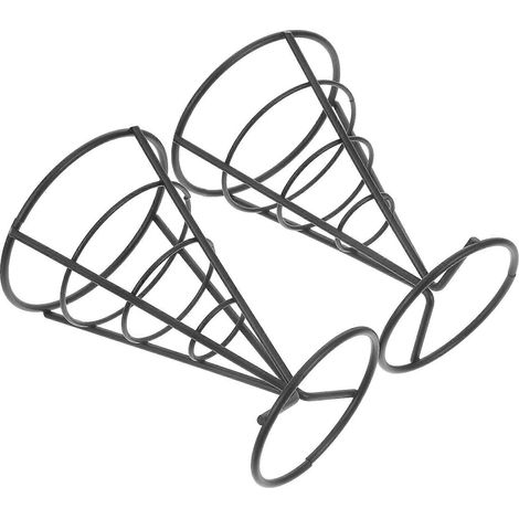 Support à poulet frit, panier à frites pour servir 4 pièces de snacks (1/5)