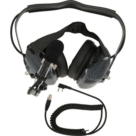 Professionelles Headset für die Luftfahrt mit 5-poligem Stecker und Geräuschunterdrückung für Funkgeräte – geeignet für Rennsport und Industrie