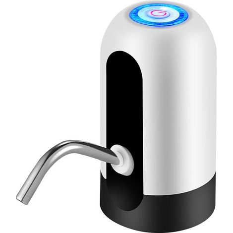 ZHIJIA PREMIUM distributeur eau électrique portable blanc pour bidons 1-5L maison bureau voyage chevet (1/5)