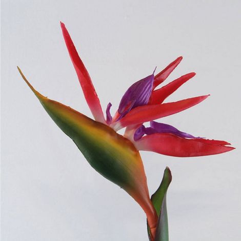 Fleur Artificielle Oiseau du Paradis - 90 cm - Décoration Intérieure - Plante Fausse Strelitzia Reginae - 1 Pièce (1/5)