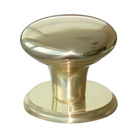 POMOLO X PORTONE CLASSIC COTTALI  OTTONE LUCIDO D.MM 70 BASE D.MM 80