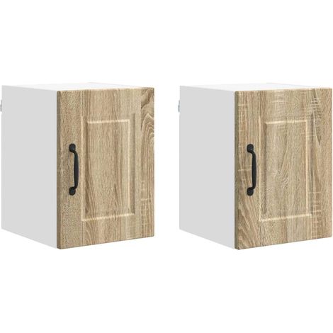Maison Exclusive - Armadietto a muro PORTO 2 pcs Rovere Sonoma 30 x 31 x 40 cm