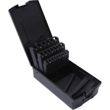 STIER Coffret vide pour forets hélicoïdaux DIN 338, 1-13 mm, 25 pièces