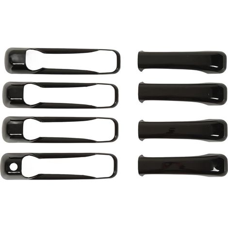 Convient aux poignées de porte extérieure, finition noire