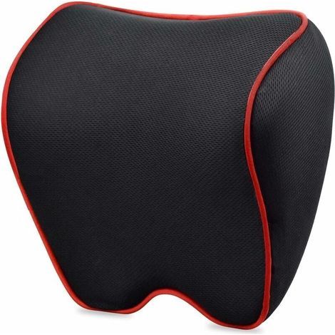 Cojines para reposacabezas de coche, reposacabezas automotriz, almohada cervical para coche con espuma viscoelástica para conducir, almohada para asiento de coche para viajes, oficina, hogar, coches,  (1/4)