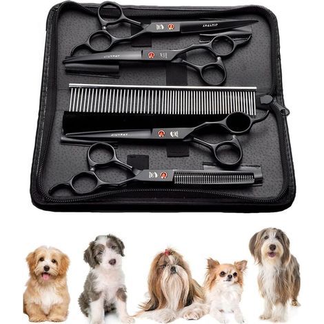 UX para productos de cuidado de perros y gatos, UX para mascotas, UX productos de aseo, juego de 4 (1/4)