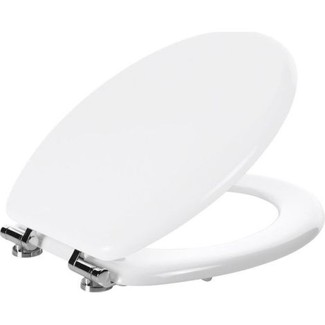 Gedy sedile WC Olite, bianco, soft close, sgancio rapido, antibatterico, universale, resine termoindurenti