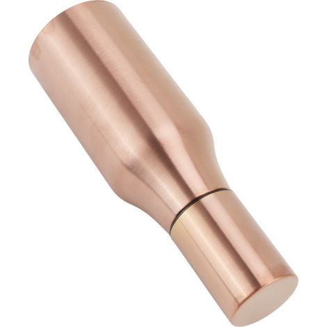 Bouteille distributrice d'huile en acier inoxydable, design anti-gouttes, couvercle anti-poussière, facile à nettoyer, matériau PP, bec verseur d'huile pour la cuisine, 500 ml, or rose (1/5)
