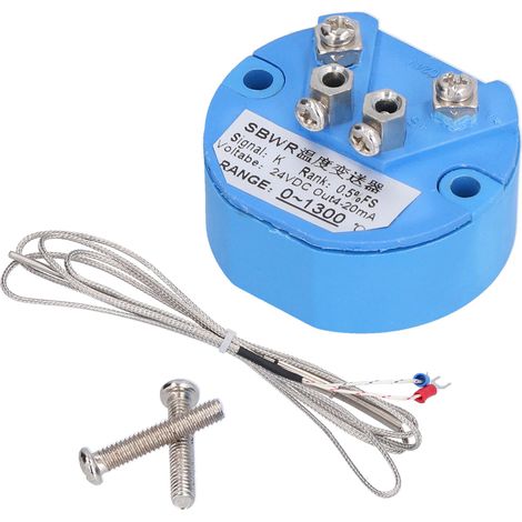 Transmetteur de capteur de température, thermocouple de type K, composants électroniques SBWR 24 V CC (1/5)
