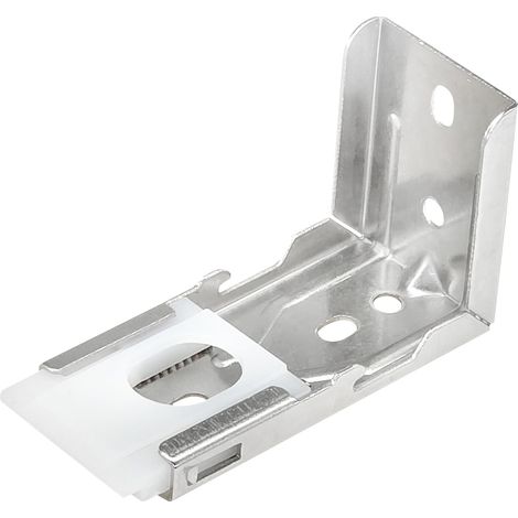 10 PCS L-Shaped Blind Brackets for Venetian & Roman Blinds,Curtain Track Bracket for 38mm Headrail Channel