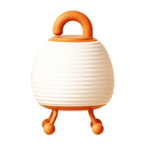 Veilleuse orange portable, 0,5 W, style nordique, lampe de table, décoration de salon, lampe de chevet rechargeable. (1/5)