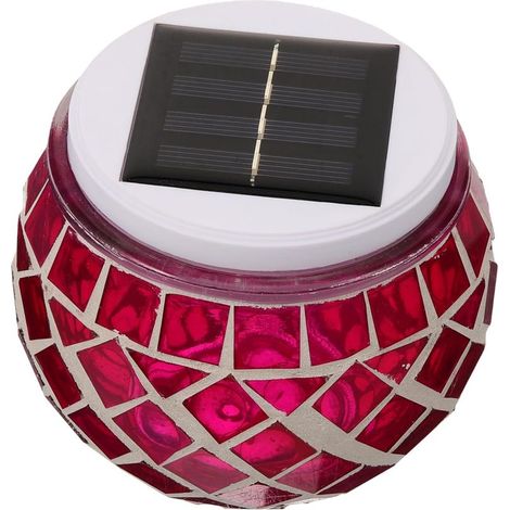 Solarleuchte für den Außenbereich, dekorative Glaskugel für Garten und (1/5)