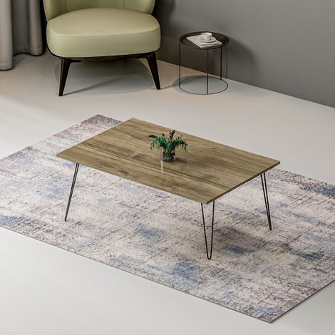 Mesa de centro de roble ESCA 90 cm