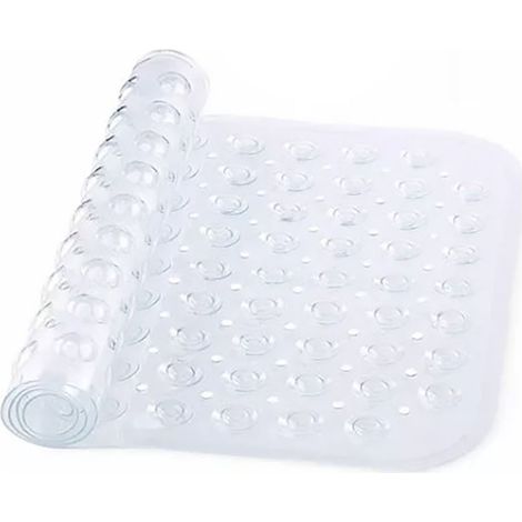 Tapis antidérapant pour baignoire et douche, coussin de massage, sécurité, ventouses PVC, antidérapant, bain (1/5)
