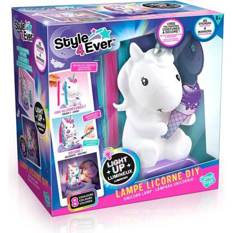 Style-4-Ever Lampada Unicorno DIY Multicolore Lucerna LED