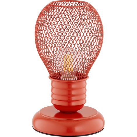 Veilleuse enfant rouge ampoule métal E14 10W PIKOLO-Alfa (1/2)
