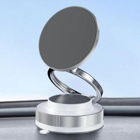 Supporto magnetico per telefono per auto, supporto da cruscotto per telefono vivavoce, supporto girevole per smartphone per auto e furgoni (1/4)
