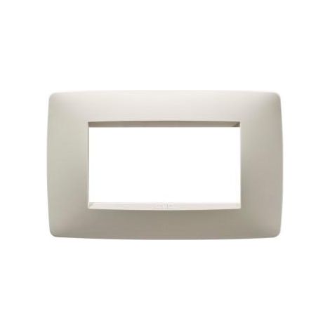 PLAQUE ONE 4P IVOIRE GEWISS GW16104TI