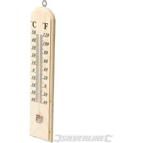 Silverline termometro legno duro 250 x 60 x 10 mm Prezzo