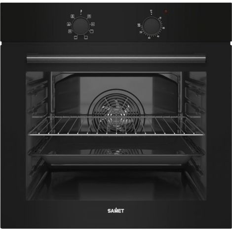 Forno multifunzione Calliope8F 2 manopole colore nero classe A+ Samet