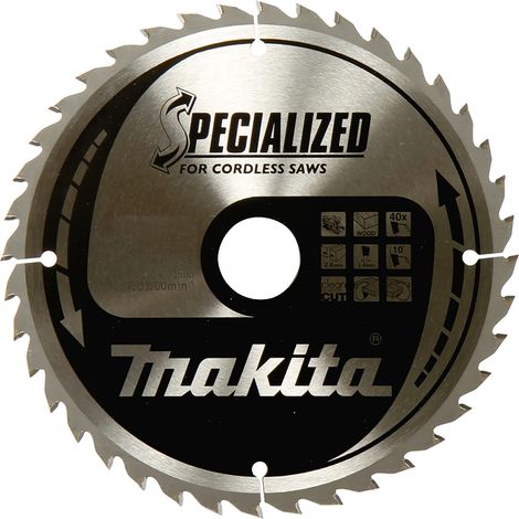 Makita B-32926 Lama Sega Circolare Cermet T.C.T. 190x30mm 24T Legno