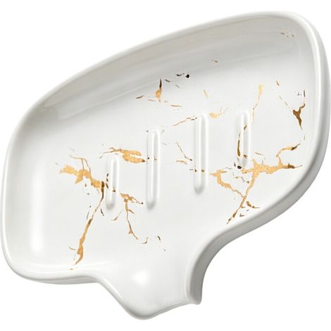 Portasapone autodrenante a forma di U, - Bianco