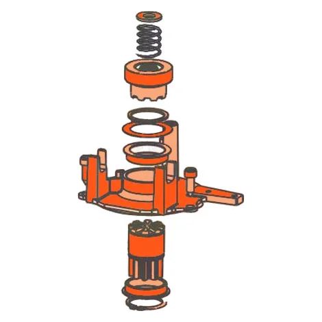 FAAC GENIUS 63001049 Gruppo Innesti Per Motore 391 Compas Energy Compas Ricambio (1/2)