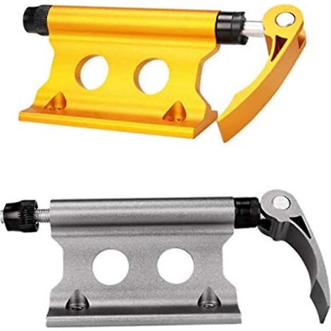 Support de fourche pour vélo, porte-vélos de toit pour camionnette, support de fourche pour vélo de route, porte-vélos de toit (jaune titane foncé) (2 pièces) (1/5)
